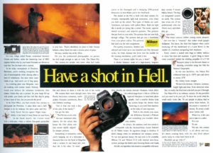 Nikon F4 advertisement 1993